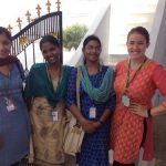 TCi intern Katy Merkel with fellow TCI interns