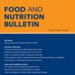 food and nutrition bulletin cover art