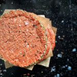 Plant-based hamburger patties