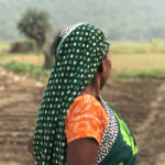 An Indian woman looking away